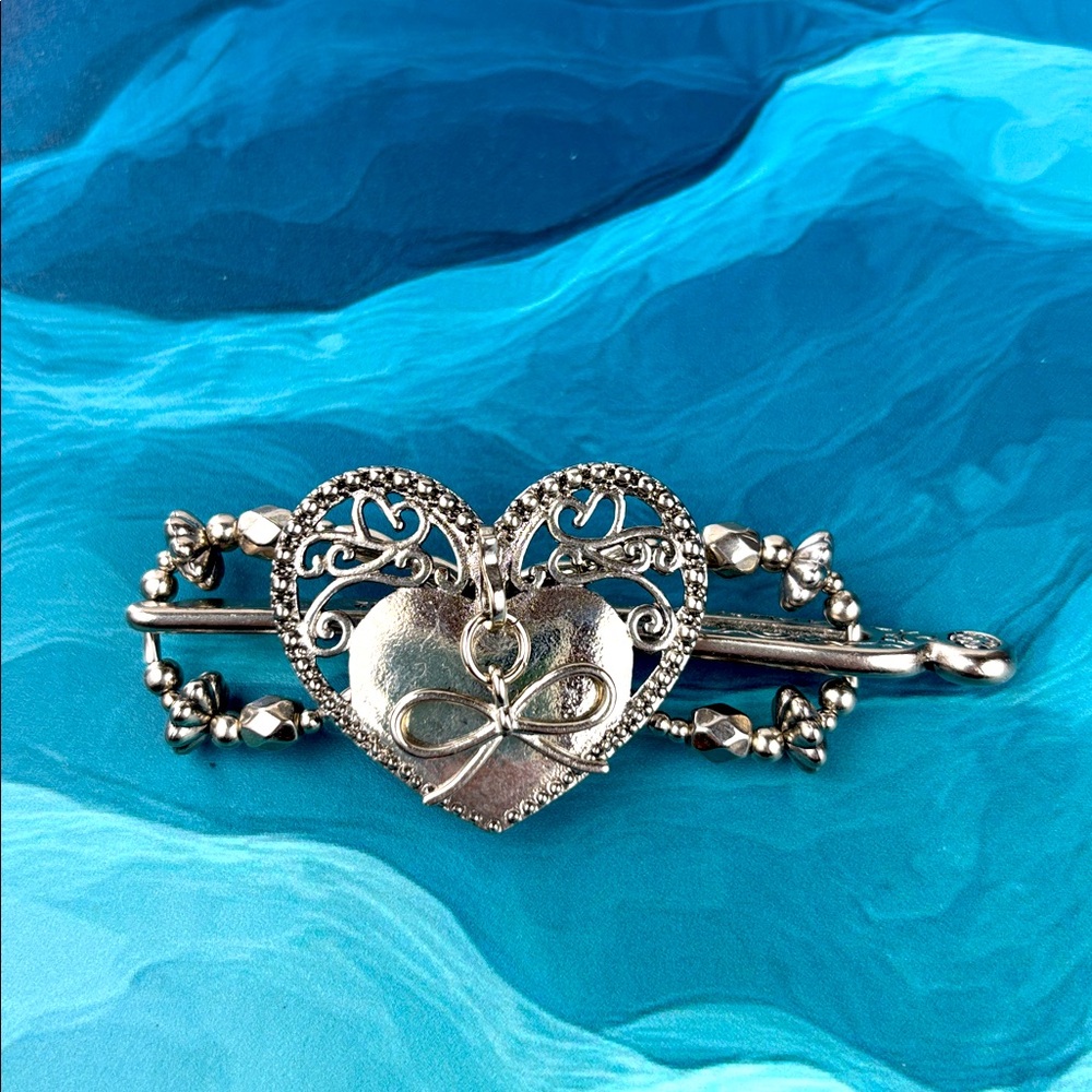 Lilla Rose Flexi Hair Clip (Small) Evie charm heart